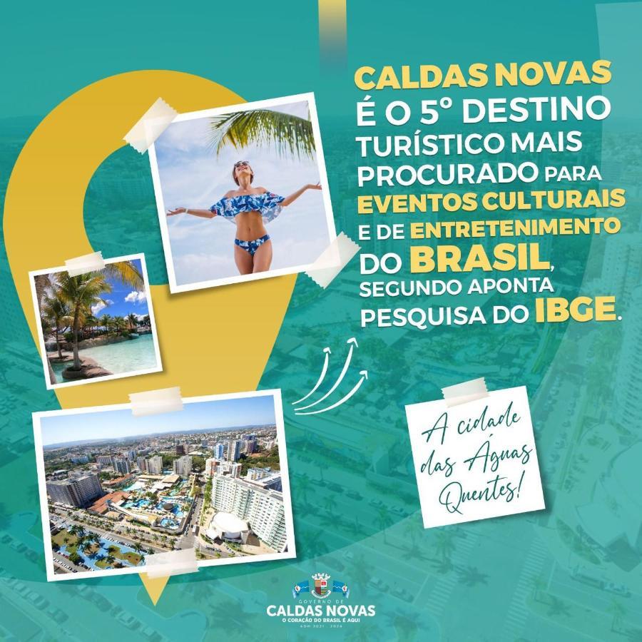Lacqua Di Roma, Com Fogao Geladeira E Parque Aquatico 24H Caldas Novas Luaran gambar